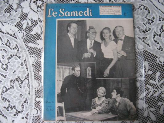 Revue Le Samedi 30 novembre 1957