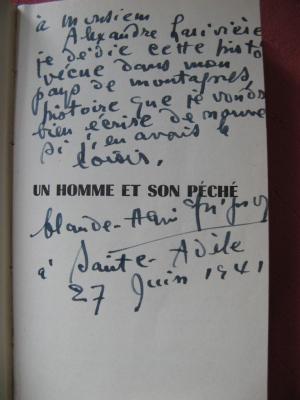 Un homme et son péché 1941 / Éditions du Vieux Chêne # 551 / 1000