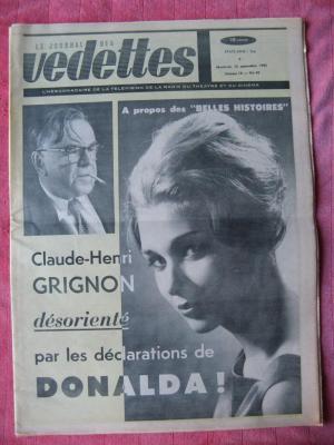 Le Journal des vedettes 1963
